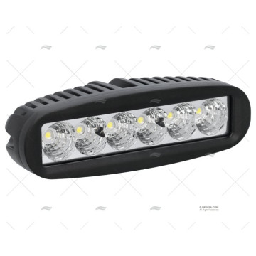 FOCO 6 LED 18W 9-32V ALARGADO