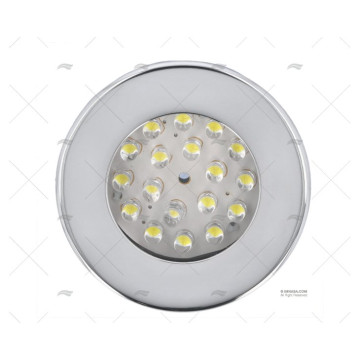 LUZ LED 70mm 12V IP-65 CROMADO BASE SATINADA PARA 65335233/237