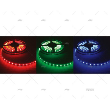 CINTA LED 5m 24V ROJO VERDE AZUL FORESTI SUARDI