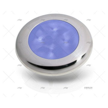 LUZ SLIM INOX AZUL 24V