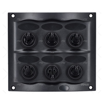 PANEL HELLA 6 INTERRUPTORES BLANCO O GRIS BEP