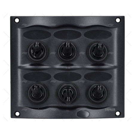 PANEL HELLA 6 INTERRUPTORES BLANCO O GRIS BEP