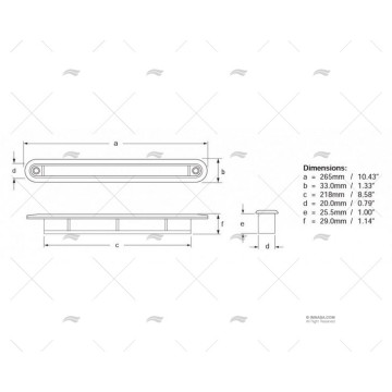 LUZ WAIKEKE LED BLANCO HELLA MARINE