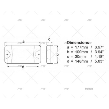 LUZ DURALED 9-33V LED HELLA MARINE