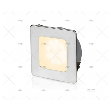 LUZ EUROLED 95 CUADRADA BLANCA CALIDA