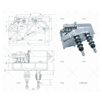 MOTOR LIMPIAPARABRISAS 12V