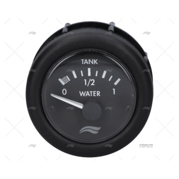 IND. AGUA IMB 12V NEGRO 52mm