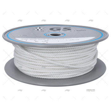 CABO POLYESTER 06mm BLANCO 100m