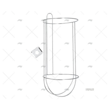 PORTA DEFENSAS 195x320-425mm INOX