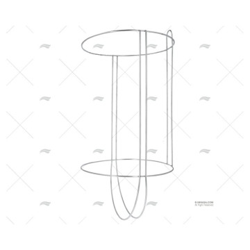 PORTA DEFENSAS 305x420-580mm INOX