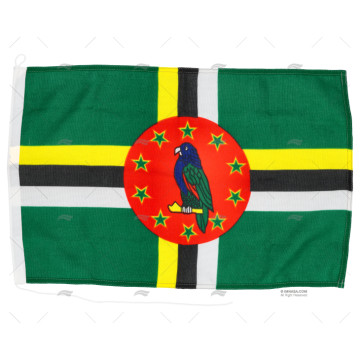 BANDERA DOMINICA 45x 30cm