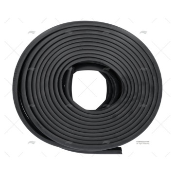 PERFIL PVC 30mm R30 NEGRO 24m (pv x m)