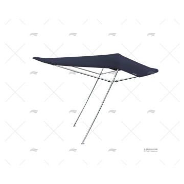 TOLDO ARIA 185mm TUBO INOX 22mm AZUL