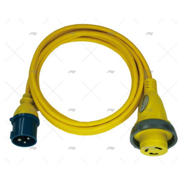 CABLE AMARILLO 16A MACHO/HEMBRA