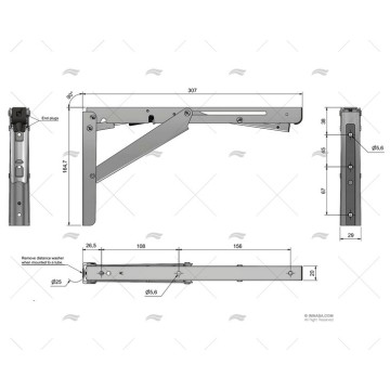 SOPORTE TELESCÓPICO CON PISTÓN ROCA MARIN EQUIPMENT