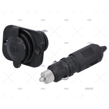 CONECTOR MECHERO 12V CON LED MARINCO