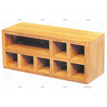 CAJA TECA PARA BANDERAS 260x105x110 mm ARC MARINE