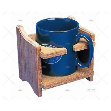 SOPORTE TAZA EN TECA Ø 80 mm ARC MARINE