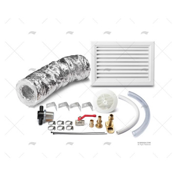 AIRE ACONDICIONADO 9000BTU KIT COMPLETO FRIO/CALOR THERMOWELL