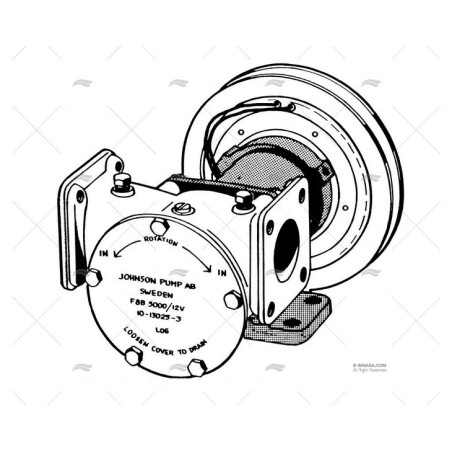 BOMBA F8B-5000-VF 1/2" 70 - 279 l/m JOHNSON - SPX