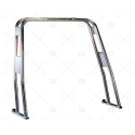 COLLAPSIBLE ROLL BAR INOX 1450mm HEIGHT