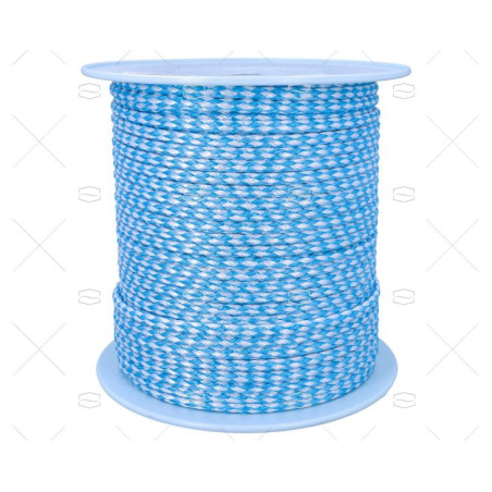 CUERDA MULTIUSOS 10mm BLANCO/AZUL 200m