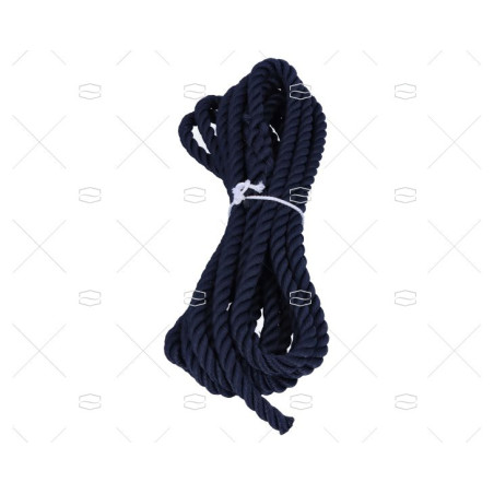 CABO POLYESTER 12mm NAVY C/GAZA 1x6m