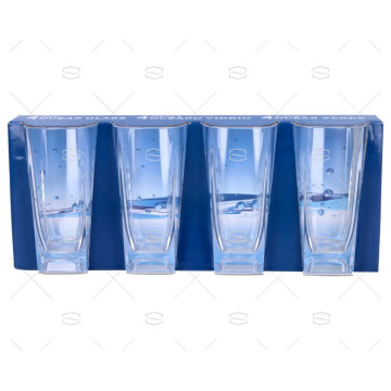 VASO PARA AGUA 360ML 4 PIEZAS