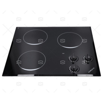 COCINA VITRO 533X458mm 220V 3X1200W ENO