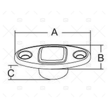 FIJACION MAGNETICA PUERTA 15x10 MOD. A NORTE Y SUR MARINE TOWN