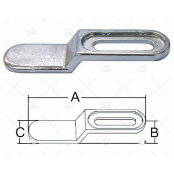 TRINQUETE AJUSTABLE 105.5 mm INOX 316 MARINE TOWN