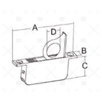 TIRADOR PUERTA CORREDERA INOX 316 MARINE TOWN