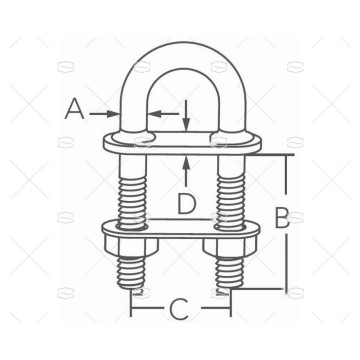 CANCAMO INOX-304 FACE PLATE 2-3 mm MARINE TOWN