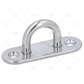 PLATINA INOX SS 304 60x20mm