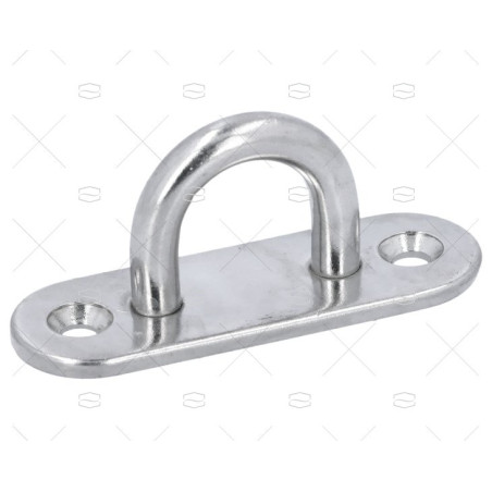 PLATINA INOX SS 304 60x20mm