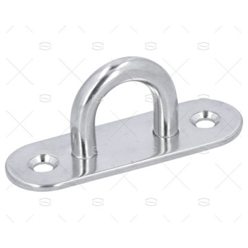 PLATINA INOX SS 304 80x26mm