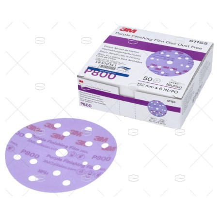 DISCO P 800 LIJA 15 AGUJ.150mm. 50U
