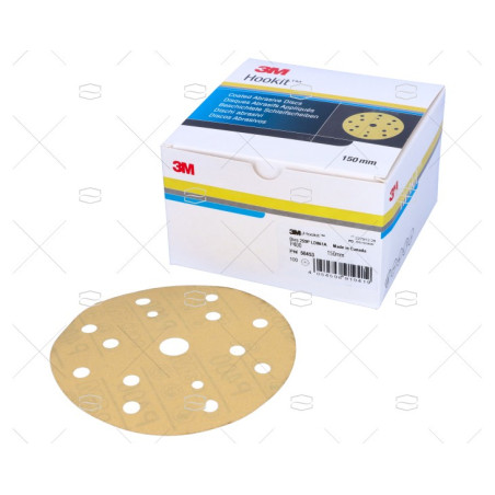 DISCO P 400 LIJA 15 AGUJ.150mm. 100U