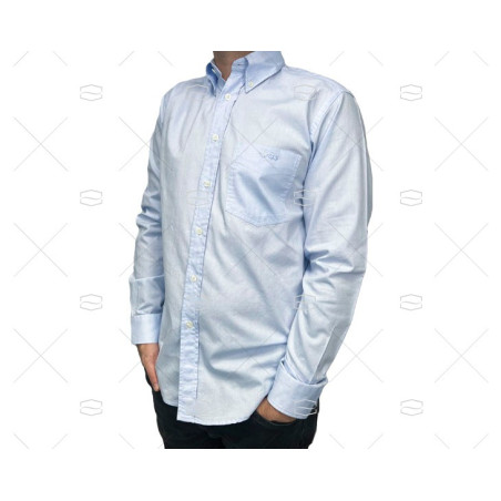 CAMISA M/L H AZUL M HOMBRE