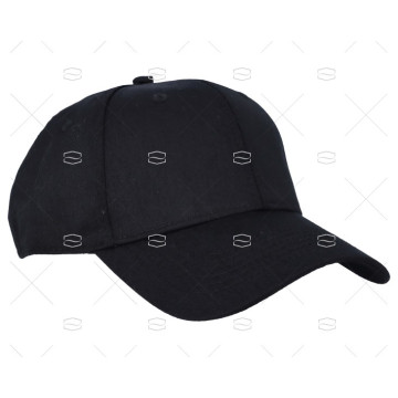 GORRA NEGRA CON HEBILLA