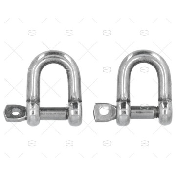 GRILLETE RECTO CORTO AISI-316 05mm