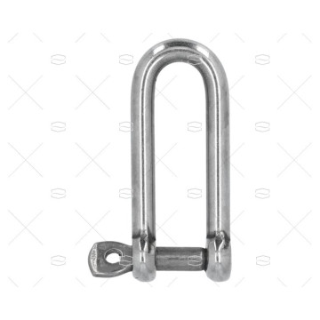 GRILLETE RECTO LARGO AISI-316 06mm