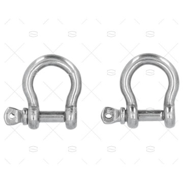 GRILLETE LIRA INOX 04mm (2ud)