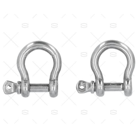 GRILLETE LIRA INOX 04mm (2ud)