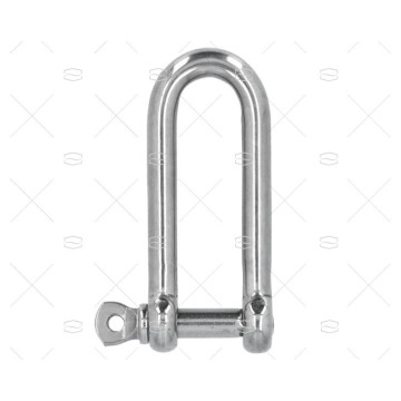 GRILLETE RECTO LARGO INOX 08mm