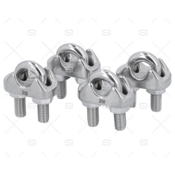 SUJETACABLES INOX 10mm (4ud)