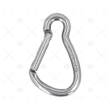 MOSQUETON SIN ANILLA "HARNESS" INOX 316 KONG