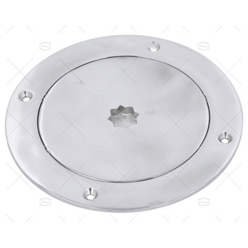 TAPA REGISTRO INOX 5" 185mm