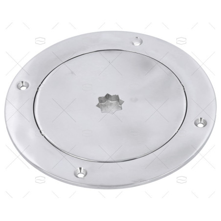 TAPA REGISTRO INOX 5" 185mm