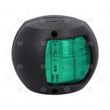 LUZ PERKO VERT. ESTRIBOR NEGRA LED 12V